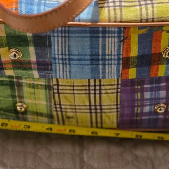 Dooney & Bourke Pinic Ants Collection Plaid Tote - Picture 9 of 10